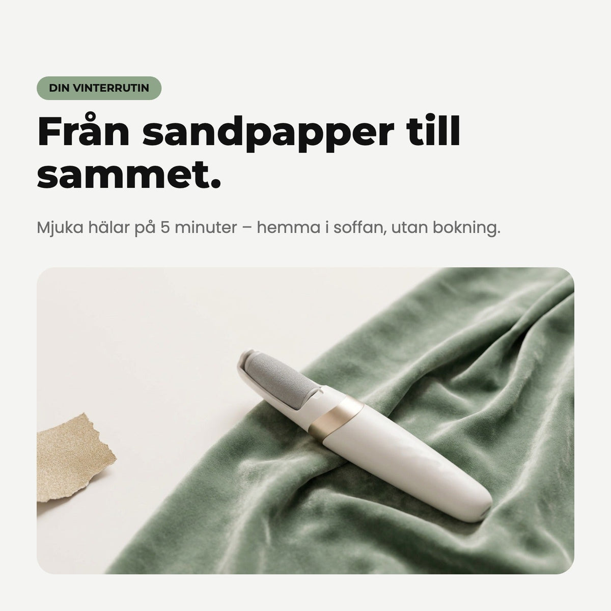 Från sandpapper till sammet – SammetsPennan